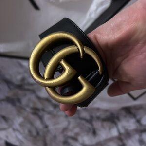 Double GG GUCCI BELT 100%authentic